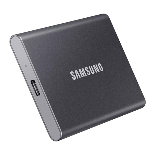 Samsung T7 2TB Up to 1,050MB/s USB 3.2 Gen 2 (10Gbps, Type-C) External Solid State Drive (Portable SSD) Grey(MU-PC2T0T)