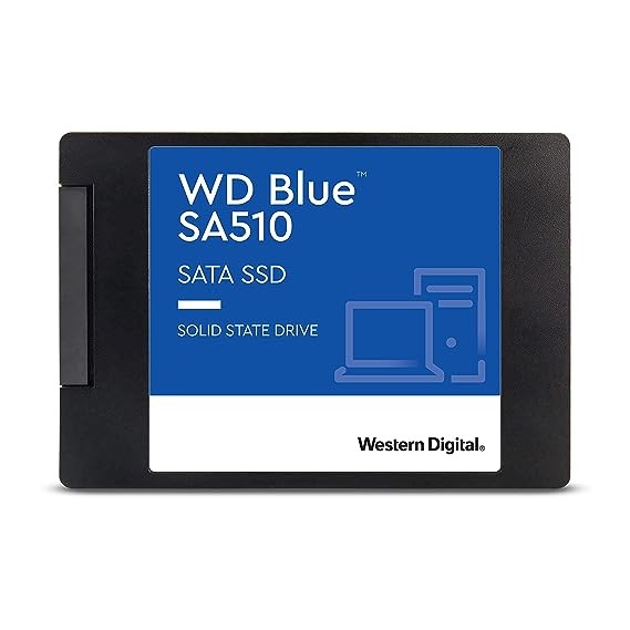 Western Digital WD Blue SATA 2TB, Up to 560MB/s, 2.5 Inch/7 mm, 5Y Warranty, Internal Solid State Drive (SSD) (WDS200T2B0A)