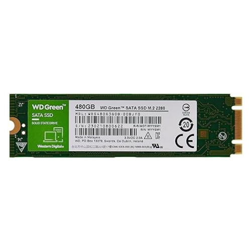 Western Digital WD Green M.2 480GB, Up to 545MB/s, 2.5 Inch/7 mm, 3Y Warranty, Internal Solid State Drive (SSD)